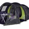 High Peak Paxos 4 Family Tunnel Tent For 4 People Gray / Green -Fritz Berger 730349 4904186