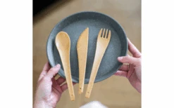 Koziol Rio Cutlery Set 3 Pieces Nature Desert Sand -Fritz Berger 730793 4917731 1