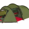High Peak Falcon 4 LW Lightweight 4 Person Tunnel Tent Aluminum Poles Olive / Red -Fritz Berger 733370 4904120