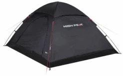 High Peak Monodome XL Freestanding Single Roof Dome Tent 4 People Black