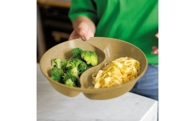 Koziol Connect Separee Menu Plate With Lid 1.5 Liters Nature Wood 5 Koziol Connect Separee Menu Plate With Lid 1.5 Liters Nature Wood - Image 3