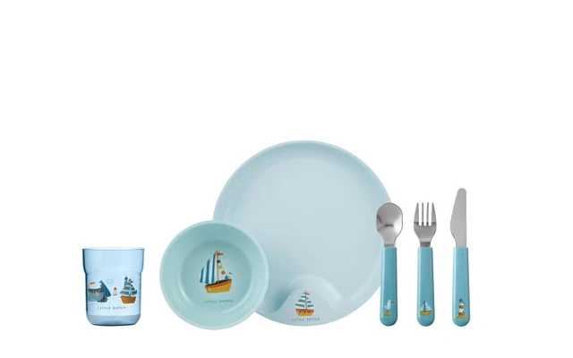 Mepal Mio Children's Tableware Set 6 Pieces Flowers And Butterflies 5 Mepal Mio Children's Tableware Set 6 Pieces Flowers And Butterflies - Image 3