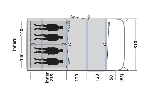 Outwell Avondale 4PA 8 Outwell Avondale 4PA - Image 6