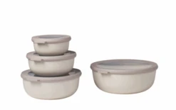 Mepal Cirqula Multi Bowl Set Round 4 Pieces 350 / 750 / 1250 / 2250 Ml Nordic White 9 Mepal Cirqula Multi Bowl Set Round 4 Pieces 350 / 750 / 1250 / 2250 Ml Nordic White -Fritz Berger 752754 5025369