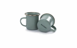 Barebones Espresso Cup Set Of 2 Stone Grey
