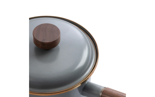 Barebones Saucepan Stone Grey 6 Barebones Saucepan Stone Grey - Image 4