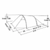Easy Camp Spirit 200 Rustic Green Tunnel Tent For 2 People -Fritz Berger 782489 5183588