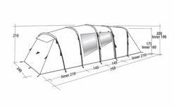 Easy Camp Huntsville Twin 800 Tunnel Tent For 8 People 13 Easy Camp Huntsville Twin 800 Tunnel Tent For 8 People -Fritz Berger 782498 5172608