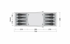 Easy Camp Huntsville Twin 800 Tunnel Tent For 8 People 15 Easy Camp Huntsville Twin 800 Tunnel Tent For 8 People -Fritz Berger 782504 5172620