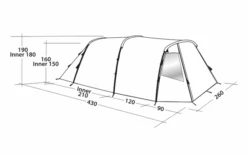 Easy Camp Huntsville 400 Tunnel Tent For 4 People -Fritz Berger 782843 5185697