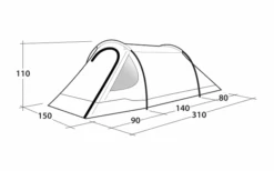 Outwell Earth 2 Double Coated Tent -Fritz Berger 789644 5205695