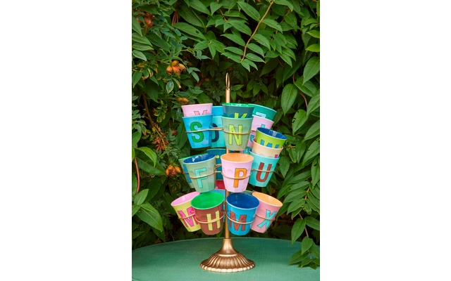 Rice Melamine Mug Medium Khaki With Letter F 4 Rice Melamine Mug Medium Khaki With Letter F - Image 2